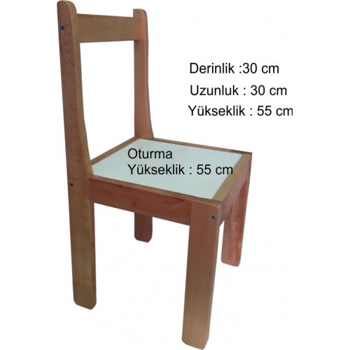 Ahşap Çocuk Sandalyesi Ahşap Çocuk Sandalyesi